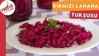 Kırmızı Lahana Turşusu  Turşu Tarifi  Nefis Yemek Tarifleri [upl. by Acira455]