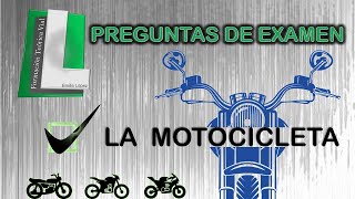 PREGUNTAS DE EXAMEN TEÓRICO DGT🏍 LA MOTOCICLETA 🏍 Teórico permiso B carnet de conducir [upl. by Phira]