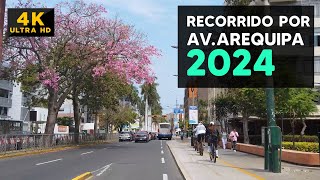 Asi va cambiando la AV AREQUIPA en Lima Peru 2024 4K [upl. by Sabec51]