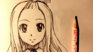 ASMR  Pencil Drawing 103  Mirajane Strauss Request [upl. by Pass]