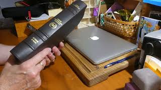 LSBShamar goatskin deep brown bible unboxing [upl. by Kirtley]