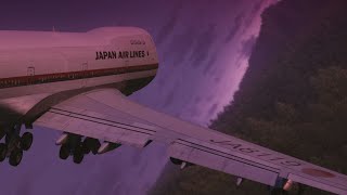 Japan Air Lines Flight 123  Crash Animation 2 [upl. by Yruj]