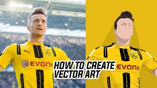 How To Create Vector Images in 4 Steps  Photoshop Tutorial [upl. by Lekkim]