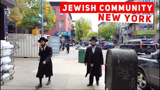 Hasidic Jewish Community  South Williamsburg New York City  Walking Tour 4K [upl. by Ingunna580]