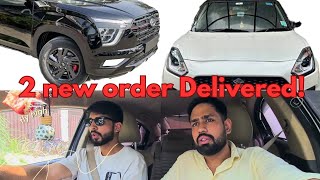 Hyundai Creta knight edition 16 inches alloy and Maruti Swift ZDI headlights delivery vlog [upl. by Vahe846]