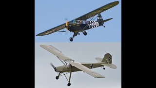 The Last Dogfight Piper L4 Grasshopper vs Fieseler Fi156 Storch [upl. by Eboh726]