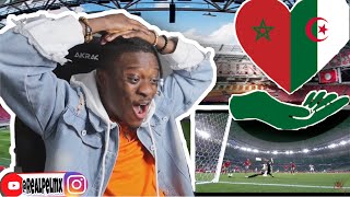 Morocco 🇲🇦 VS Algeria 🇩🇿 Football ⚽️🔥Highlights Amazing Game Played REACTION [upl. by Goldston]