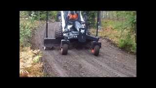 Bobcat A300  Bobcat Grader [upl. by Kcaj]