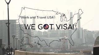 WE GOT USA VISA  Work and Travel USA 2019 ep1 LT SUB [upl. by Ahseat]