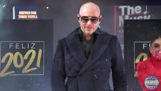 Pitbull’s performance at Times Square in New Year’s Eve 2021 [upl. by Saturday13]