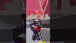 I almost beat Montclair bear in Minecraft minecraft montclairbear duel mrbeast win  fight [upl. by Laverne]