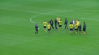 Südtribüne feiert ihre Mannschaft Borussia Dortmund  Eintracht Braunschweig 21 BVB Fans 2013 [upl. by Aenit]