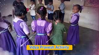 Vidya Pravesh Physical Activity Run Run game for 1st class students [upl. by Irahs]