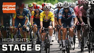 Critérium du Dauphiné 2024 Stage 6  EXTENDED HIGHLIGHTS  672024  Cycling on NBC Sports [upl. by Cahan]