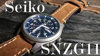 The Better Field Watch Seiko SNZG11J1 Review SNZG Series SNZG [upl. by Charmion790]