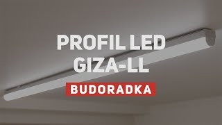 Montaż oświetlenia LED w garażu  profil giza LL [upl. by Jentoft]