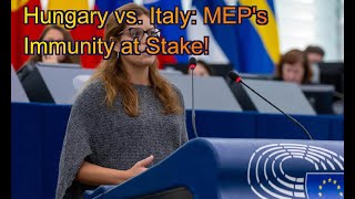 FN Hungary Demands EU Remove Immunity from Italian MEP Ilaria Salis [upl. by Garwood685]