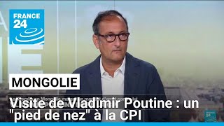 Vladimir Poutine en Mongolie  un quotpied de nezquot à la CPI • FRANCE 24 [upl. by Cull817]