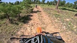 Dirt Biking  Mogollon Rim AZ  Beautiful Pt 1 [upl. by Moody]