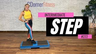 45 Minute Intermediate Step Workout  130 bpm  CDornerFitness 222 [upl. by Antonio]