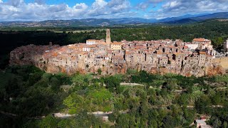 Toskana  Pitigliano  Italien  dji air 3  4K [upl. by Ipoillak]