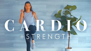 Cardio amp Bodyweight Strength Workout for Beginners amp Seniors  30 min all Standing [upl. by Ahsineb169]