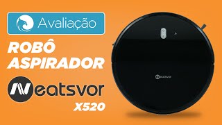 ROBÔ ASPIRADOR com mapeamento avaliação do Neatsvor X520  Harpyja [upl. by Charie]