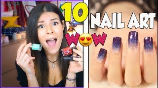 CLASSIFICA DELLE 10 NAIL ART 💅🏼 UNGHIE PIÚ BELLE CHE ABBIA MAI VISTO [upl. by Nyleikcaj]