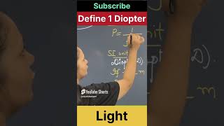 Power of the lens define one diopter light reflection and refraction class 10 physics [upl. by Simdars]