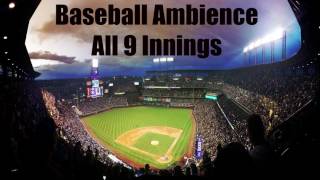 Baseball Ambience  All 9 Innings [upl. by Hortense]