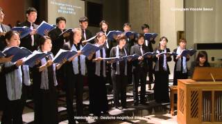 Schütz Meine Seele erhebt den Herren SWV 426  Collegium Vocale Seoul 콜레기움 보칼레 서울 [upl. by Etnuaed134]