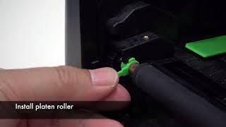 WS4 Printer TT Model  Platen Roller Replacement [upl. by Laurance951]