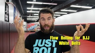 BJJ Flow Rolling for White Belts and Rep Techniques [upl. by Mcripley]