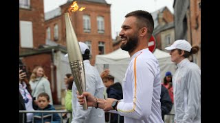 Le parcours en 3D de la flamme olympique à Beauvais [upl. by Eejan]