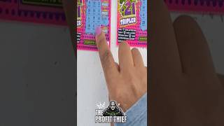 NY Lottery Scratch Off Cards Lucky 7 11 21 Tripler New York Lotto Results shorts [upl. by Ihtraa]