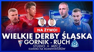 WIELKIE DERBY ŚLĄSKA GÓRNIK  RUCH LIVE KAMERA NA KOMENTATORÓW [upl. by Cappello]