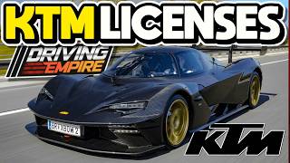 Driving Empire BOUGHT OFFICIAL KTM LICENSES 3 NEW CARS SOON Official TEASER [upl. by Sankaran]