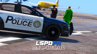 LSPDFR  Day 21  Airport Patrol [upl. by Regni]