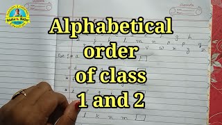 How to teach alphabetical order  alphabetical order  arrange words in ABC order [upl. by Nehtan774]