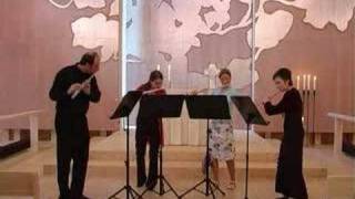 Jobim  Samba de uma nota So Helsinki flute quartetVarelas [upl. by Gnoud]