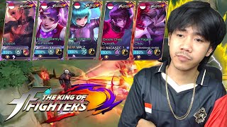 META FULL SKIN KOF MERESAHKAN WARGA LAND OF DAWN  Mobile legends [upl. by Eisseb542]