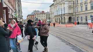 Львів 2023 Площа Ринок і центр напередодні Різдва і Нового року 2024 Christmas Lviv [upl. by Akeber]