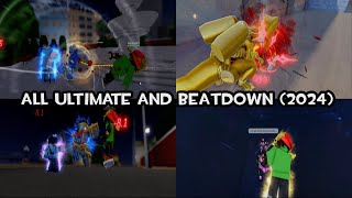 YBA ALL ULTIMATE AND BEATDOWN 2024 [upl. by Eitten]