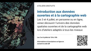 Atelier de géomatique 2 UQAM Introduction à la cartographie Web [upl. by Eesak]