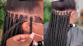 How To Box Braids 🔥 [upl. by Shirleen]