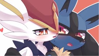 Lucario x Cinderace quotBe Alivequot Cute Fanart Tribute  Pokemon Love [upl. by Neemsaj636]