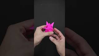 Easy Origami Tulip  How to Fold EasyOrigamiAndCrafts origami [upl. by Aniretak]