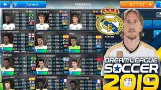 PLANTILLA DEL REAL MADRID 20232024 PARA DREAM LEAGUE SOCCER 2019 DLS19 [upl. by Arras]