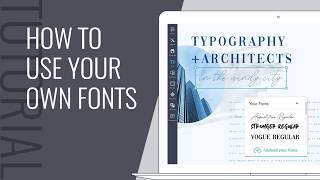 How to Add Your Fonts in PicMonkey [upl. by Nojed]