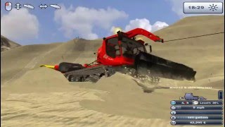 PistenBully Play • Ski Region Simulator 2012 • Steep Slope [upl. by Florri]